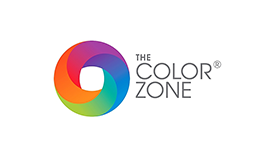 The color zone wordmark logo by the evolving digital
