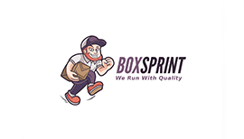 Boxsprint Mascot Logo Design by the evolving digital