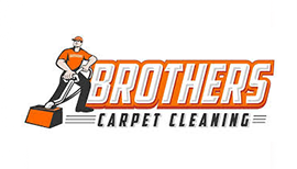 Brothers Carpet Cleaning Mascot Logo Design by the evolving digital
