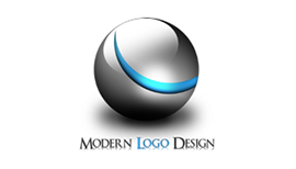 3D Modern logo design by the evolving digital
