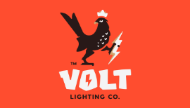 Volt Lightning Illustrative logo design by evolving digital
